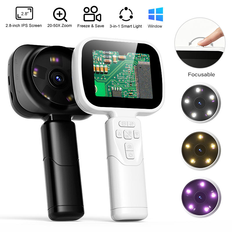 Electronics Repair Glasses - Microscopio con pantalla IPS de 2,8