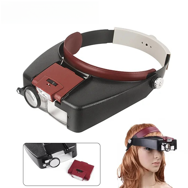 Electronics Repair Glasses - Gafas con diadema con aumento de