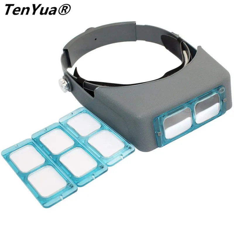 Electronics Repair Glasses - TenYua 1,5x 2x 2,5x 3,5x cabeza