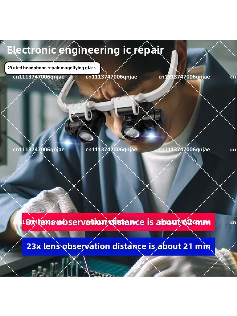Lentes de Aumento con Luz de 2 - Electronics Repair Glasses reseña y precio